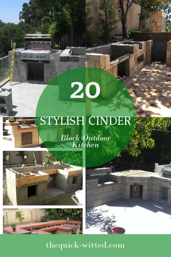 20 Stylish Cinder Block Outdoor Kitchen - Home, Family, Style and Art Ideas